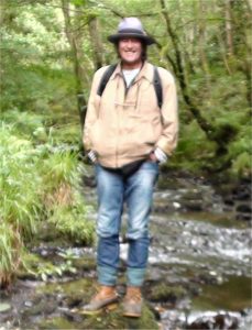 Jamie George in the Rosemarkie fairy glen in Scotland - an enchanted place that touches the soul.