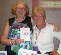 Jenne Perlstein and Linda Marson at Tarot Guild of Australia International Tarot Conference