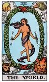 Rws tarot 21 the world